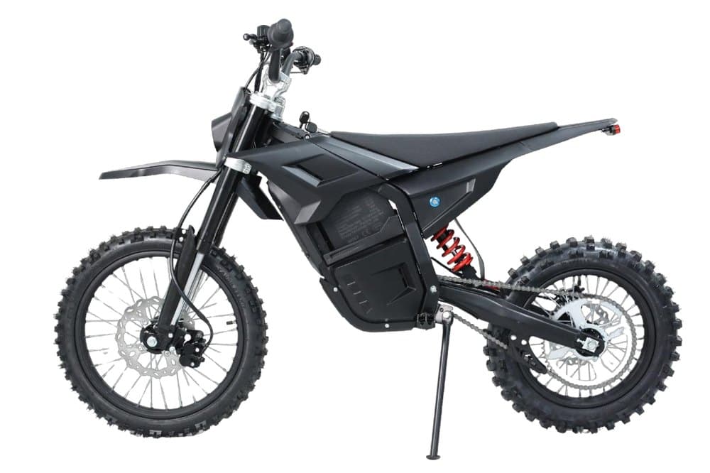 HISPEED Trail R1 — Trilha, Moto elétrica de trilha 3000W (pico 6000W) com suspensão invertida.