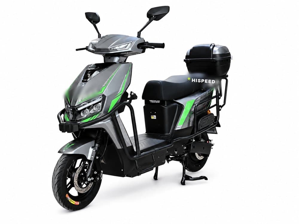 HISPEED Urban C3 — Urbana, Urbana 1000W com baú traseiro, para-choque reforçado e aro de alumínio.